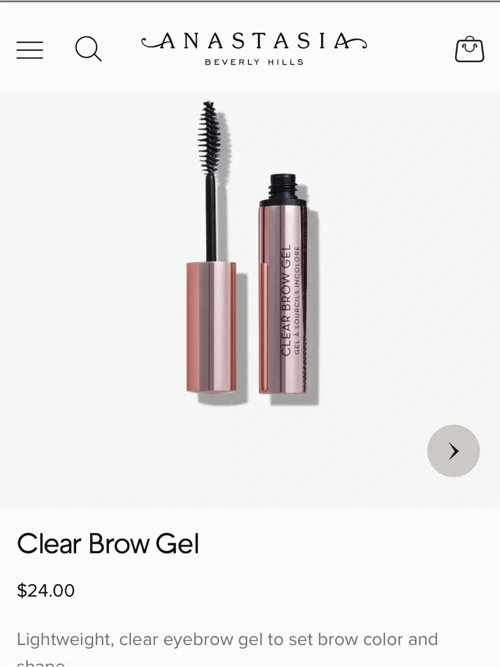 Anastasia Beverly Hills Clear Brow Gel in Clear